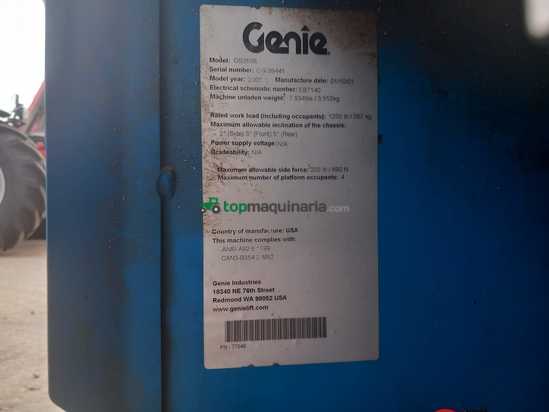 Tijera GENIE GS2668RT