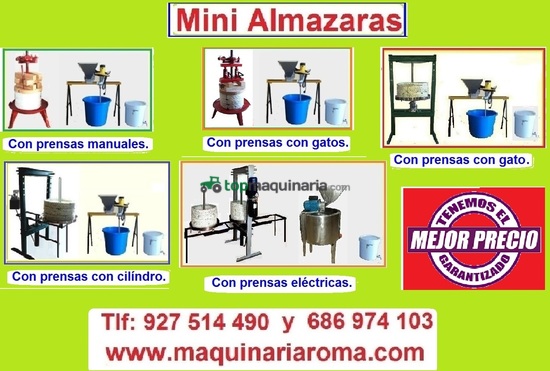 Almazara domestica para aceite de oliva