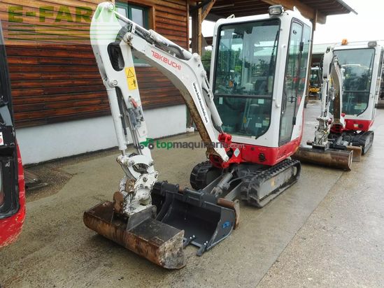 Excavadora - Takeuchi - tb 216 ( 1.865kg ) powertilt + 3 löffel