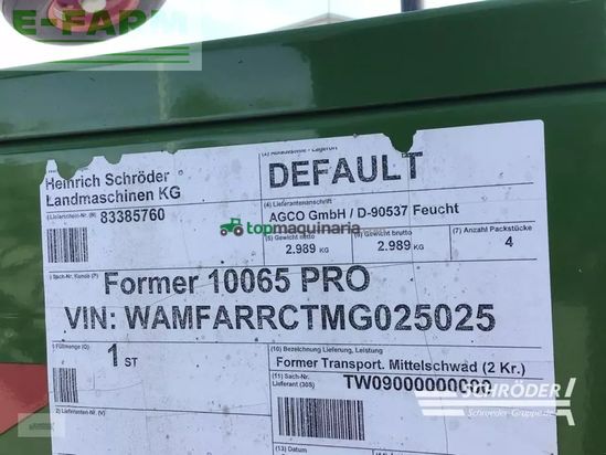 Rastrillo - Fendt - former 10065 pro