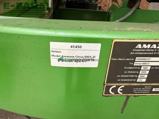 Combinado de siembra - Amazone - cirrus 6003-2c