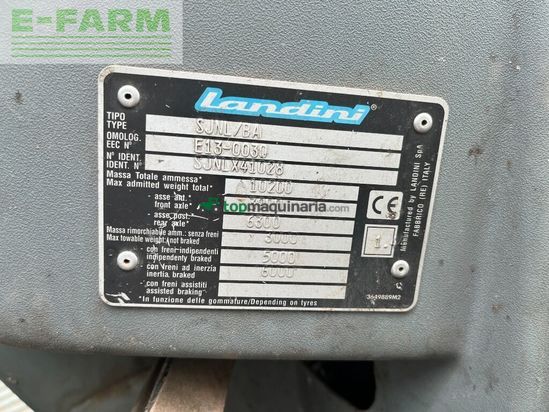Tractor agrícola - Landini - legend 135 tdi, fkh + fzw