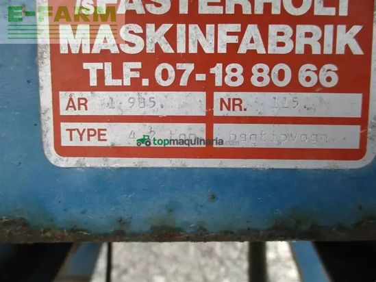 Volquet -  - 4,2 ton tipvogn med kornsider