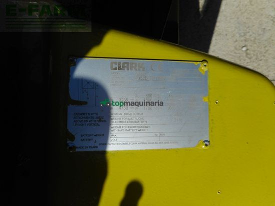 Elevadora - Clark - g18d ( triplexfreihubmast 4,78m ) + ss + ls