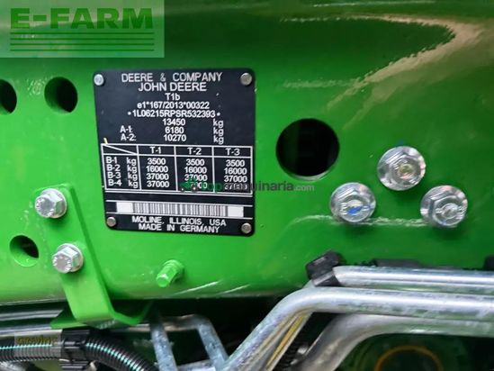 Tractor agrícola - John Deere - 6r215 *garantieverlängerung*