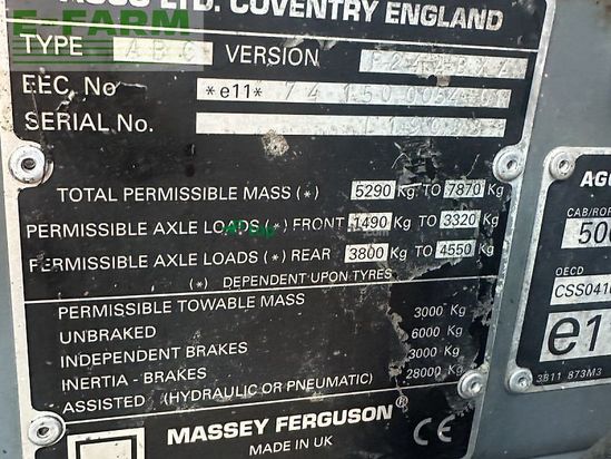 Tractor agrícola - Massey Ferguson - 4345