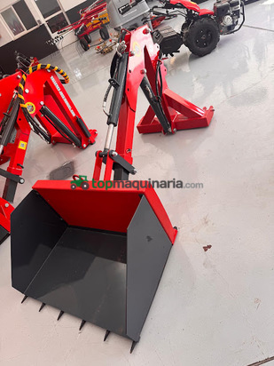  PALA CARGADORA TRASERA REFORZADA PARA TRACTOR – 5 PINCHOS EXTRAÍBLES