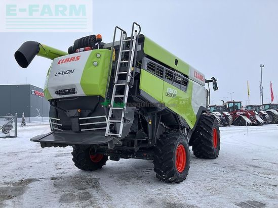 Cosechadora de Cereal - Claas - lexion 6800 + v770
