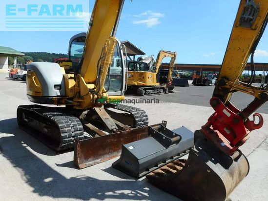 Excavadora - Kobelco - new holland e80-1es mit powertilt ( 8.290kg )