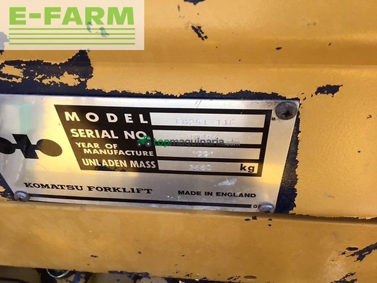 Elevadora - Komatsu - fgt25t-11e