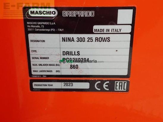 Sembradora - Maschio - nina 30