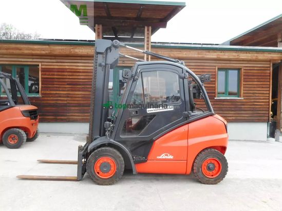 Elevadora - Linde - h40d mit vollkabine + rußfilter + seitenschieber