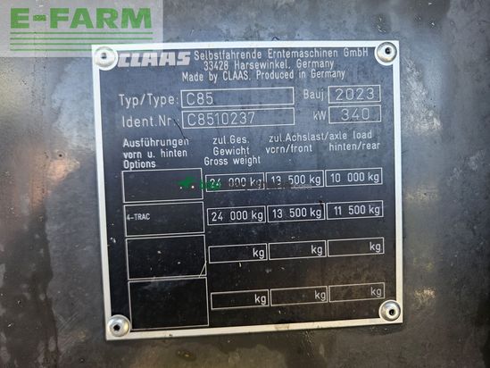 Cosechadora de Cereal - Claas - lexion 7500