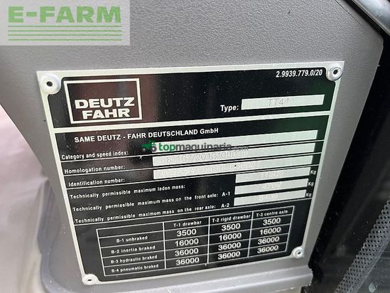 Tractor agrícola - Deutz-Fahr - 6155.4 rc shiift *kundenauftrag*