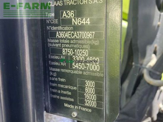 Tractor agrícola - Claas - arion 620 cmatic