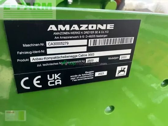 Grada de disco - Amazone - catros+ 3003