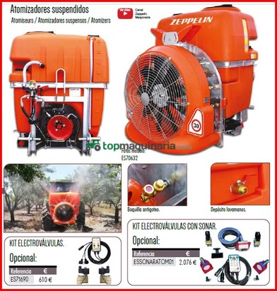 ATOMIZADOR pulverizador suspendidos para tractor en LIQUIDACIÓN