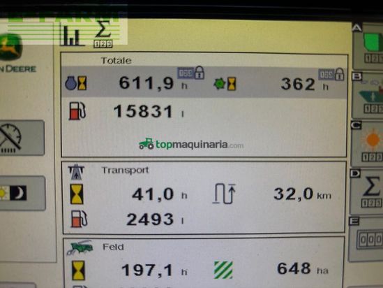 Cosechadora de Cereal - John Deere - 9800 + kemper 490 plus
