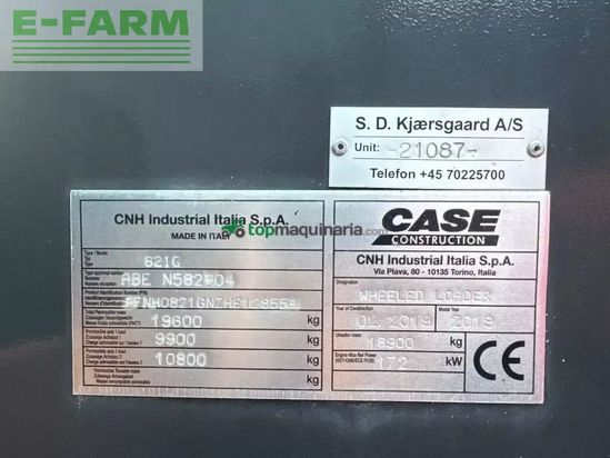 Minicargadora - Case IH - 821 g