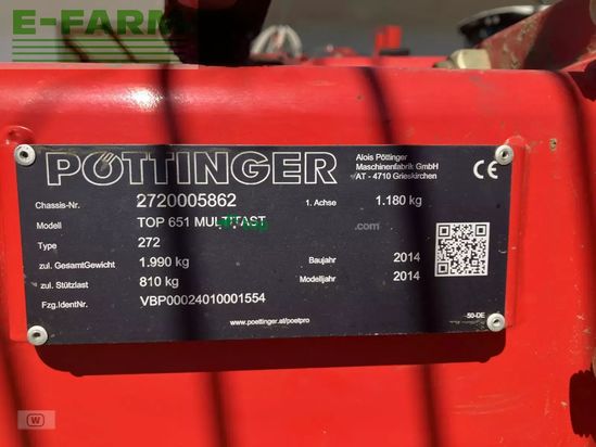 Rastrillo - Pöttinger - eurotop 651 a multitast