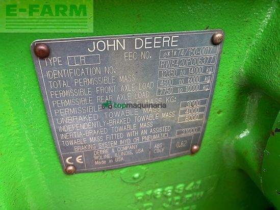 Tractor agrícola - John Deere - 8420 ils, powr shift