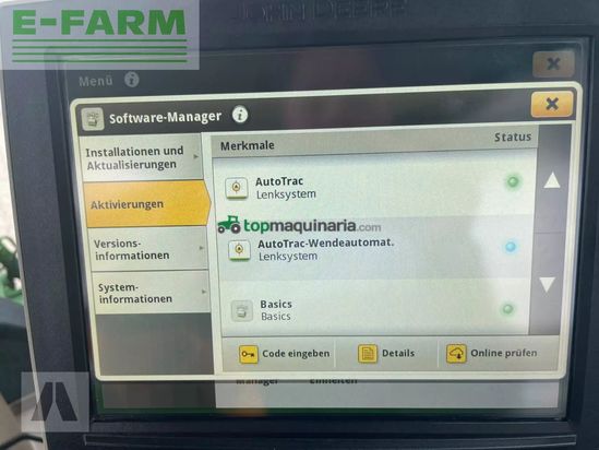 Tractor agrícola - John Deere - 6250r 6250 r mit neuen rädern