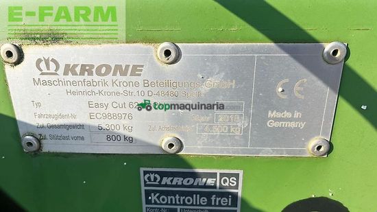 Cortacésped manual - Krone - easycut 6210 cv