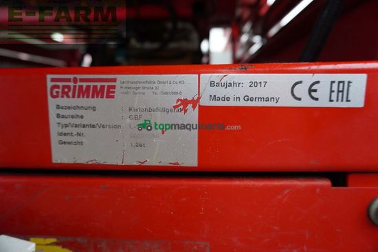Cosechadora - arrancadora de patata - Grimme - kistenfüller gbf