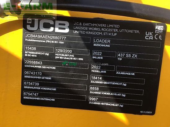 Minicargadora - JCB - 437 zx