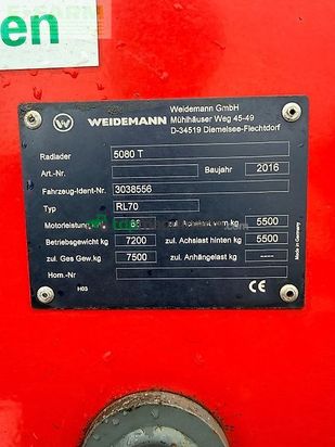 Telescopica - Weidemann - 5080t