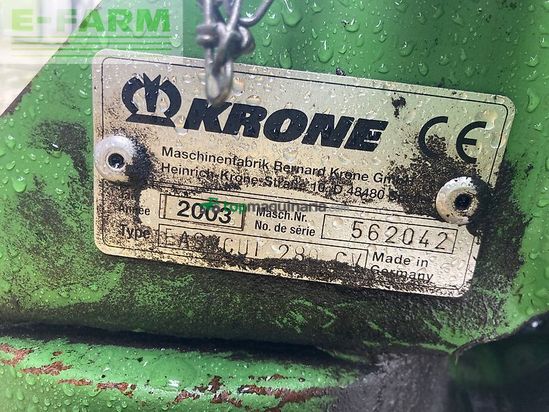 Cortacésped manual - Krone - easycut 280 cv