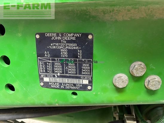 Tractor agrícola - John Deere - 6120r