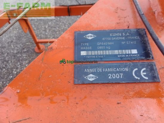Henificador - Kuhn - gf 6401 mh