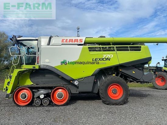Cosechadora de Cereal - Claas - lexion 770 tt + cemos automatic + v1230