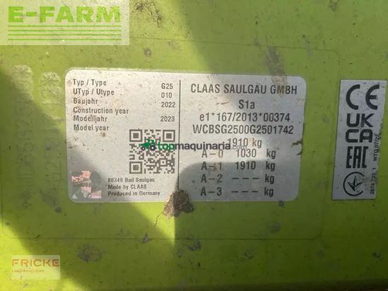 Rastrillo - Claas - liner 2900 trend