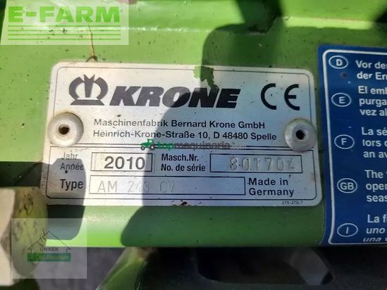 Cortacésped manual - Krone - am 243 cv