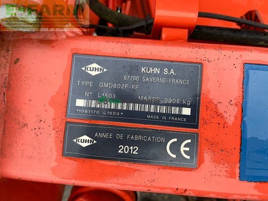 Cortacésped manual - Kuhn - gmd 802 ff