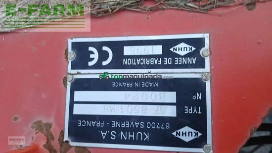 Henificador - Kuhn - gf 8501 mh