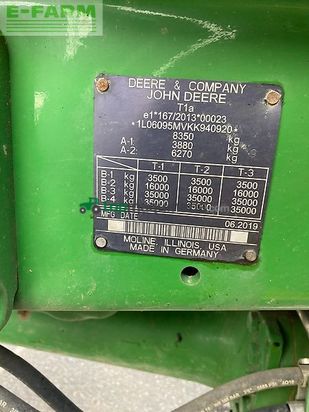 Tractor agrícola - John Deere - 6095mc + 603r