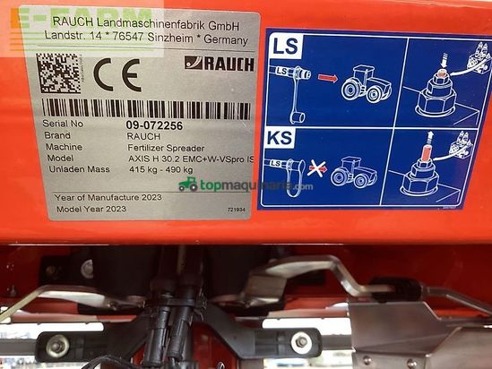 Esparcidor - Rauch - rauch axis h 30.2 emc+w cci 1200