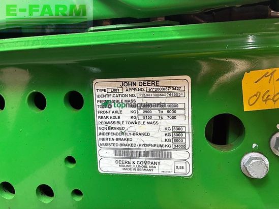Tractor agrícola - John Deere - 6130r