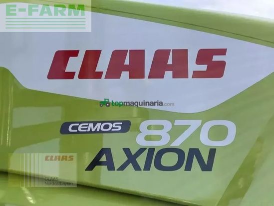 Tractor agrícola - Claas - axion 870 cmatic cebis avo25 CMATIC CEBIS