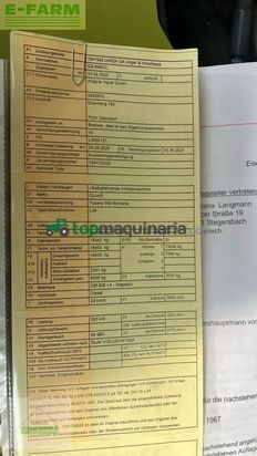 Cosechadora de Cereal - Claas - tucano 560 montana