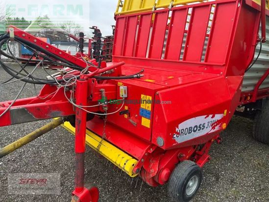 Remolqu agrícola - Pöttinger - euroboss 370 ladewagen