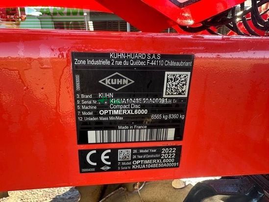Grada de disco - Kuhn - optimerxl6000