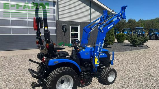 Tractor agrícola - Solis - h26 hst med frontlæsser og gardenpro dæk
