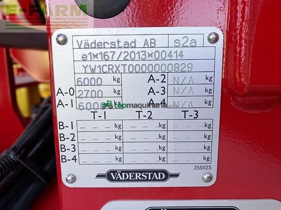 Grada de disco - Väderstad - carrier xt 525 - gezogen