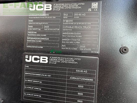Telescopica - JCB - 530-60 agri super