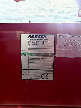 Sembradora - Horsch - avatar 3.16 sd
