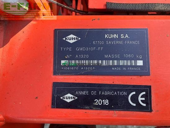Cortacésped manual - Kuhn - gmd 310f-ff